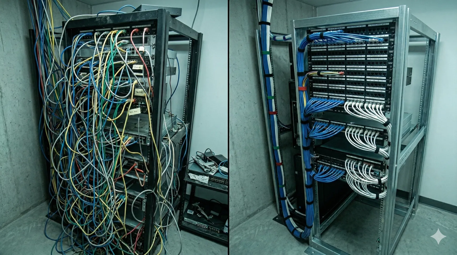 What Good Network Cabling Looks Like vs. What Most Businesses Have